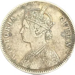 antiqueway 1862 Silver One Rupee 0/4 Dots Variety Victoria Queen X Rare British India Medieval Coin Collection-picture-22