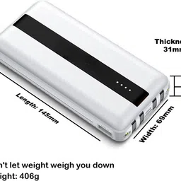 iqoniqe 24000 mAh 22 W Compact Pocket Size Power Bank image 2