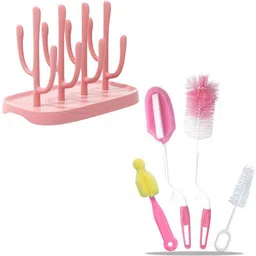 dakos Baby Bottle Drying Rack with Bottle Cleaning Brushes, Bottles Drying Rack Stand-picture-15