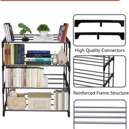 philoshop Bookcase Metal Open Book Shelf image 4