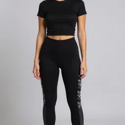 coolest fashion Striped Women Black Tights-picture-43