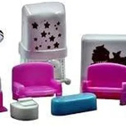 mayank & company Doll Family House Set Toy for Kids - Pretend Play Toy image 2