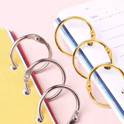 oddpod 25Pcs Gold 25mm BR Manual Ring Binder image 3