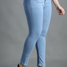 pompous Women Regular High Rise Light Blue Jeans image 2