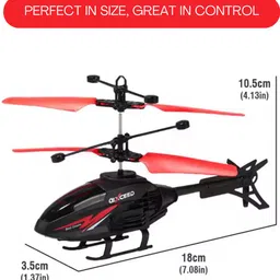 loftnsoft Gravity sensor RC Helicopter with Safety Sensor and 3D Light - Pack of 1 image 3
