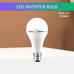 guggu 15W Rechargeable Emergency Inverter LED Bulb, Upto 4 Hours Battery For HomeY374 4 hrs Bulb Emergency Light-picture-36