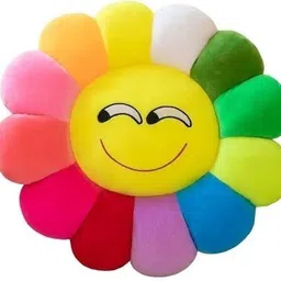 vvs toys Decorative Rainbow Cute Sunflower & Stuffed Pillow for Sofa (Multicolor) - 35 cm-picture-14