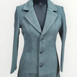Women Solid Double Breasted Casual Blazer-image-33