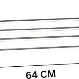 evanex Taurus Chrome Wall Mounted Towel Rack | Space Saving Towel Holder | 24 inch 4 Bar Towel Rod image 2