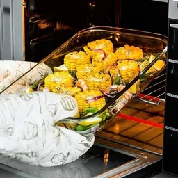 sarsawal Glass Serving Bowl Borosilicate Glass Rectangle Baking Dish Microwave Oven Safe 1600 ml image 3