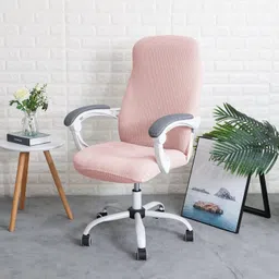 hokipo Jacquard 1 Seater Chair Plain Cover image 5