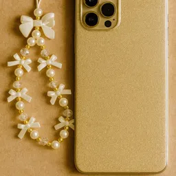 Ringzanio Phone Charm Phone Strap Pearl and Bow Beads With Crystal Moti for Women and Girl Phone Charm image 4
