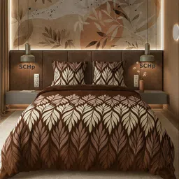 schp Woolen, Velvet Double Flat 240 TC Printed Bedsheet-picture-11