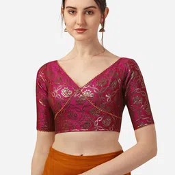 oomph! V-Neck Women Blouse-picture-23