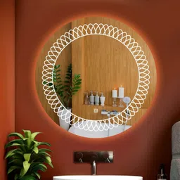 luppra Smart LED Wall Mirror with Touch Sensor for Bathrooms, Living Rooms, and Hallway Bathroom Mirror-picture-14
