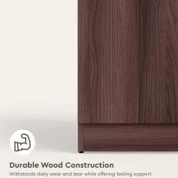 godrej interio Ewa 2 Door Warobe with Mirror in Brown Finish image 3