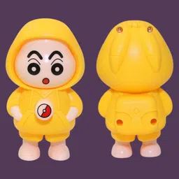 Cute Shinchan Cartoon Desk Gift Collectible Funny Hoodie Expression Changing-image-0