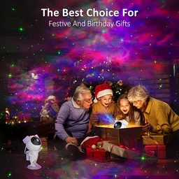 hujai The Astronaut Galaxy Light Projector with Remote Control Table Lamp image 4