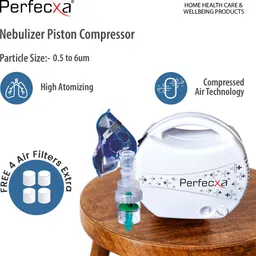 Perfecxa Mini Nebulizer Compressor Complete Kit with Child and Adult Mask Nebulizer image 4