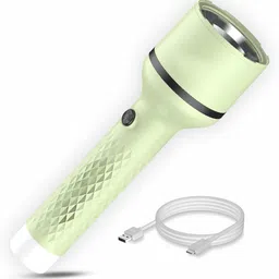 oximus Rechargeable 2 in 1 Long Distance Torch Up to 1 Km high power & Dual Battery S7 Torch image 3