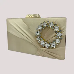 shoomi Party, Casual Cream Clutch image 3