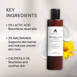 suganda skincare 2-in-1 Exfoliating & Moisturising Fragrance Free Unscented Body Lotion image 2