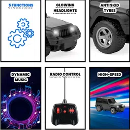 just97 Remote control Thar Rechargable RC Toys For Kids With Music_B85 image 5