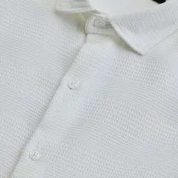 snitch Men Slim Fit Self Design Spread Collar Casual Shirt image 4