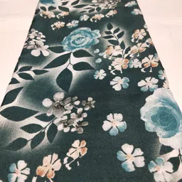 sanju Unstitched Crepe Kurta Fabric Printed image 2