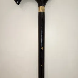 sanvi creation mart Fancy Design Black wooden walking stick for Man Woman And Old People Walking Stick-picture-41