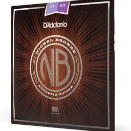 d'addario Acoustic Guitar Strings, NB1152, Nickel Bronze, Custom Light Gauge 11-52 Guitar String-picture-24
