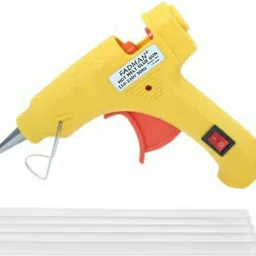 koubeyt 20 WATT (YELLOW) | 7MM 5 GLUE STICKS TRANSPARENT | Standard Temperature Corded Glue Gun-picture-37