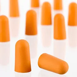 koccido 20 Pair Ear Plug Un-Corded, Extra Soft, Reusable Earbuds Noise Cancellation Ear Plug & Nose Clip image 3