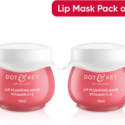 dot & key Vitamin C + E Mask with Shea Butter for Dry, Dark Lips, Tinted Balm Lingonberry-picture-21