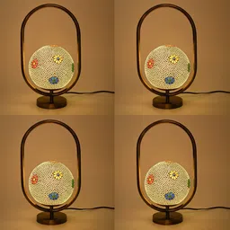 afast Home Decorative Stylish Mosaic Table/Night Lamp, LED Compatible, (Pack Of 4) Table Lamp-picture-13