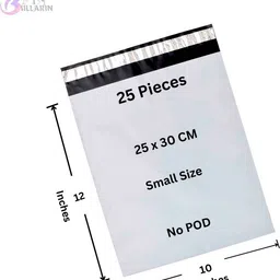 bullarin 10x12 Plain Courier Polybags without POD | E-Commerce PolyBag | 52 Microns Security Bag-picture-11