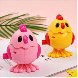 vaalyatoys Key Operated Clockwork Jumping Chick Toy for Kids Rattle-picture-21