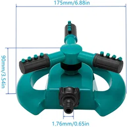 ada Automatic 360 ° Rotating Adjustable Garden Sprinkler 1 L Hose-end Sprayer image 3