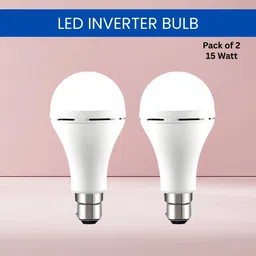 sacro 15W Rechargeable Emergency Inverter LED Bulb, Upto 4 Hours Battery For HomePX394 4 hrs Bulb Emergency Light image 1