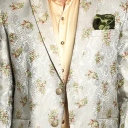 jbn creation Men Printed Single Breasted Casual Blazer image 5