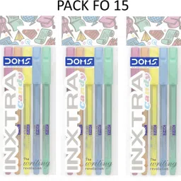 dom INXTRA CANDY 0.7mm Soothing Transparent Multicolor Lightweight Body Ball Pen-picture-24