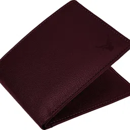 buffhide Men Casual, Ethnic, Evening/Party, Travel Maroon Genuine Leather RFID Wallet image 4