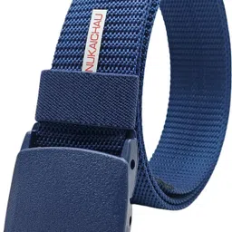 nukaichau Men Casual, Evening, Party Blue Nylon Belt-picture-32