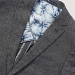 arrow Men Self Design Single Breasted Formal Blazer image 3