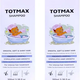 lamiglow TOTMAX BABIES SHMAPOO FOR SOFTER SHINY HAIRS PACK OF 100ml x 2-picture-33