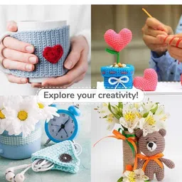 imtion ( 24 ) Knitting Yarn Wool Ball Soft Baby Natural Wool Ball Hand Knitting Wool image 2