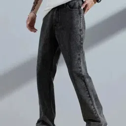 jeancherry Men Regular Mid Rise Grey Jeans image 1