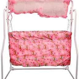 TOYZOID New Born Baby Cradle Bassinet Swing with Hidden Wheel Design. image 2