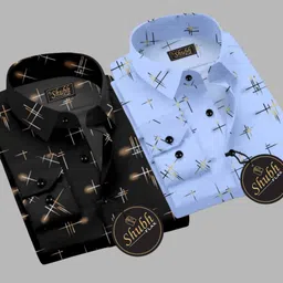 shubhflax Men Regular Fit Printed Formal Shirt-picture-26