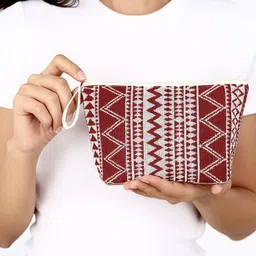 crop moon Women Red Cosmetic Bag-picture-27